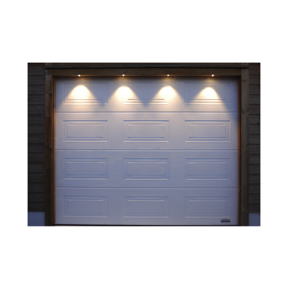 LED Lyslist 300 cm med 4 spotter til garasjeporten